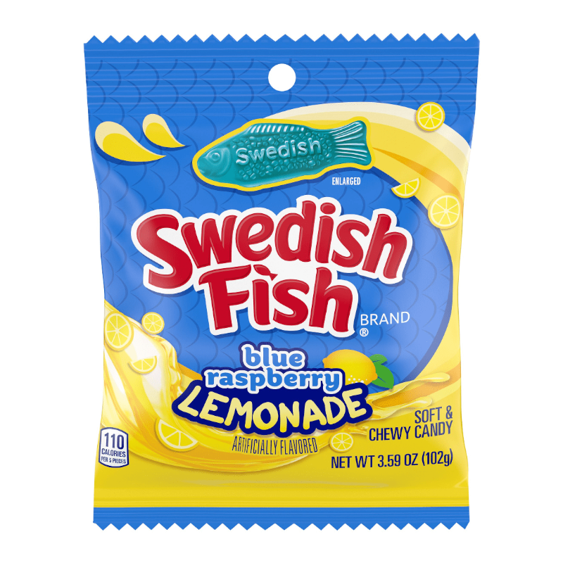 Swedish Fish Blue Raspberry Lemonade (102g)