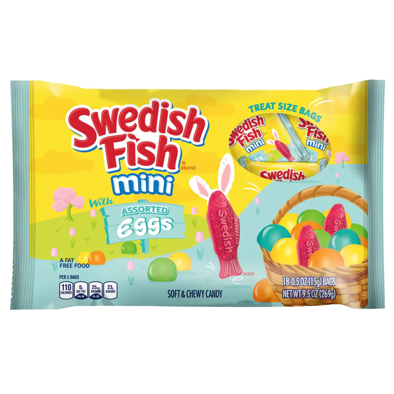 Swedish Fish Mini with Assorted Mini Eggs (225g)