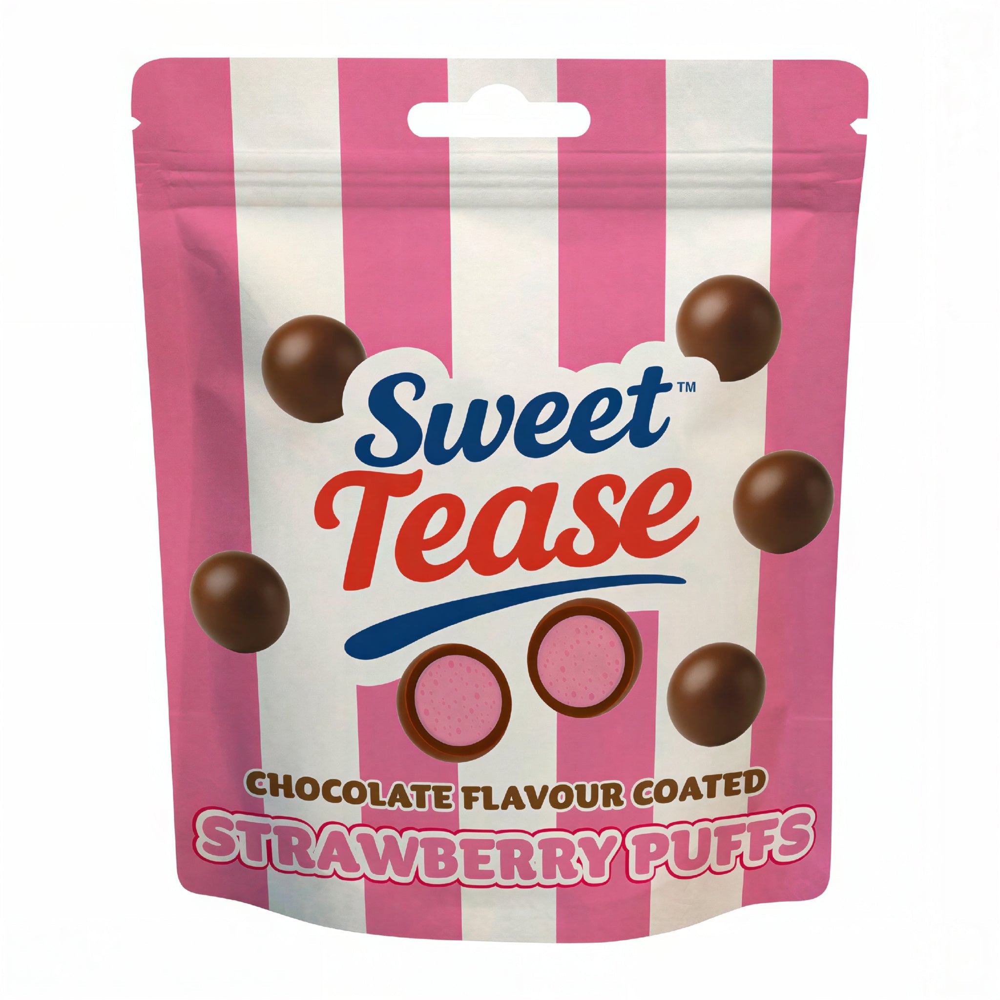 Sweet Tease Strawberry Puffs (80g)