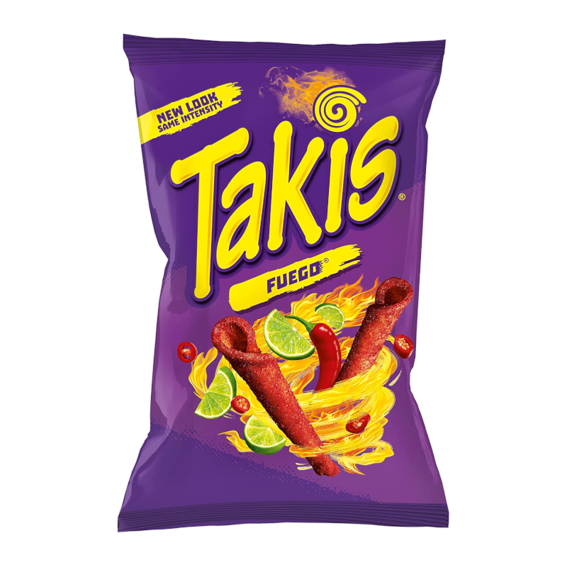 Takis Fuego Nacho Rolled Tortilla Corn Chips (28g)