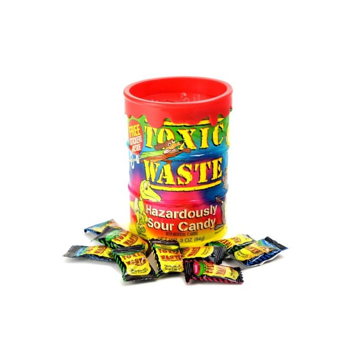 Toxic Waste Tye-Dye Giant Coin Bank Barrel (84g)