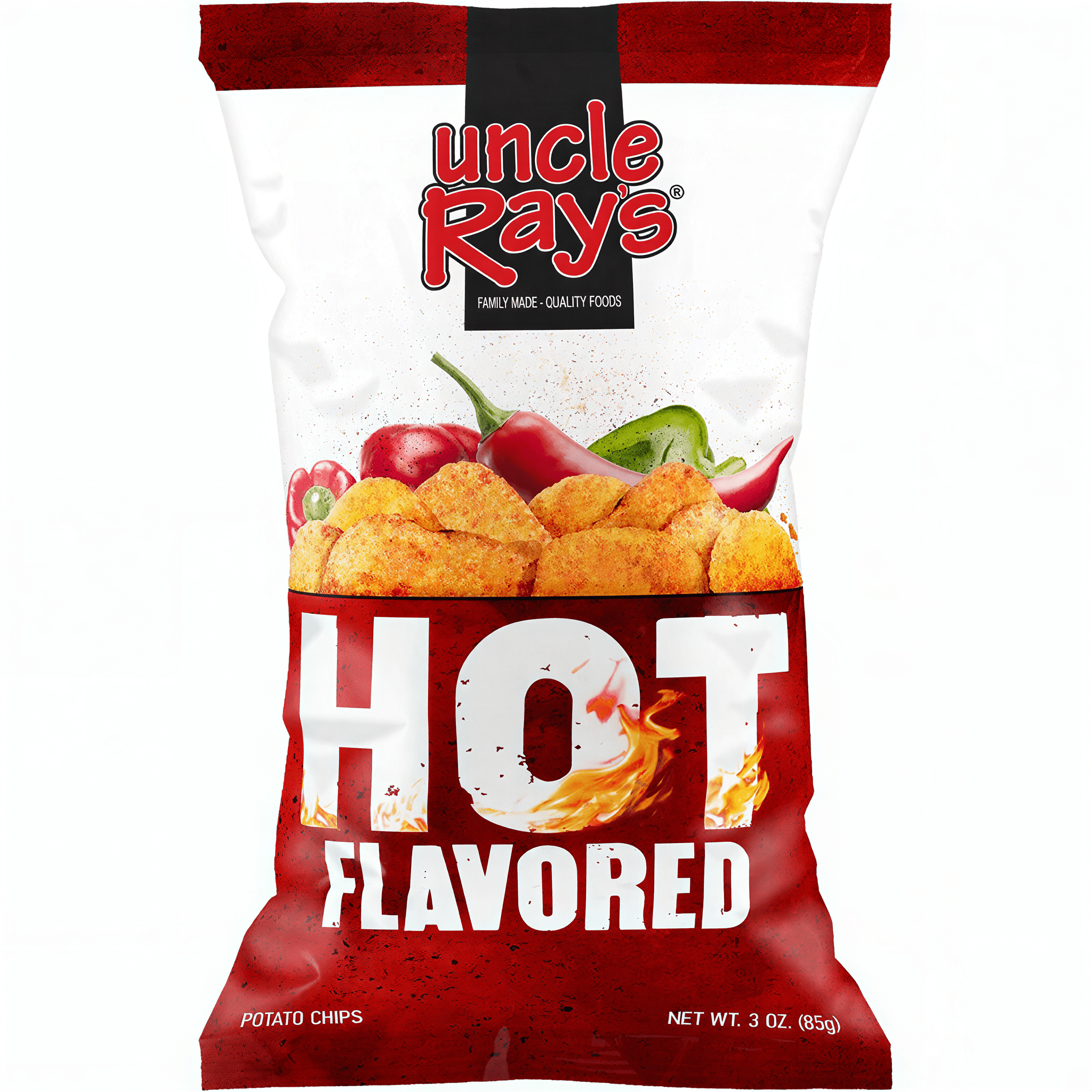 Uncle Ray's Hot Potato Chips (127.5g)