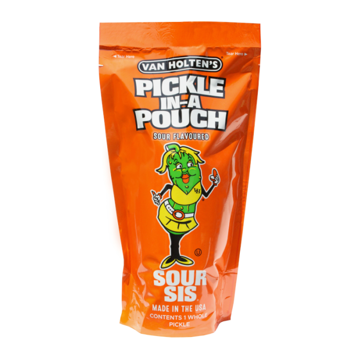 Van Holtens Pickle In A Pouch Sour Sis (306g)