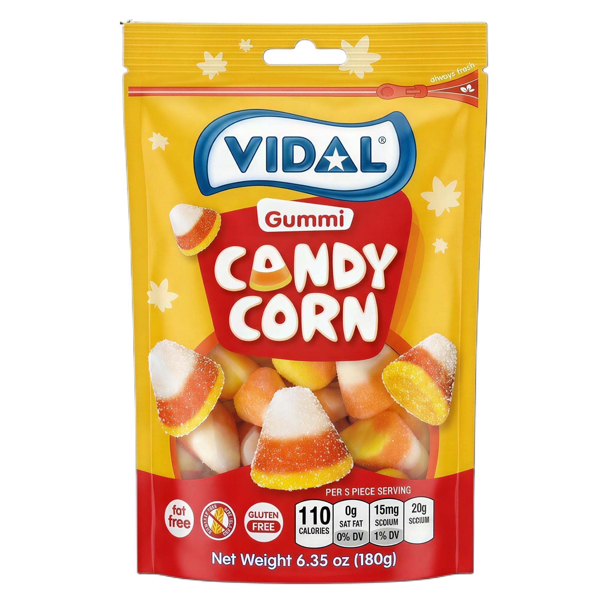 Vidal Halloween Candy Corn Gummies (180g)