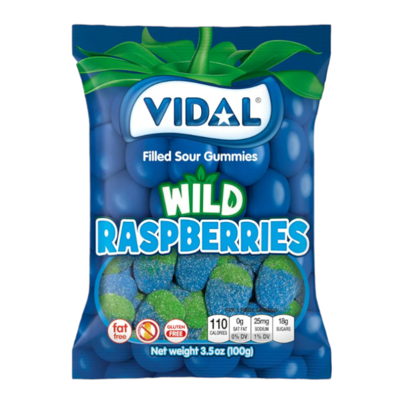 Vidal Sour Wild Raspberries (100g)