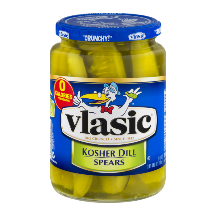 Vlasic Pickles Kosher Dill Spears (710ml)