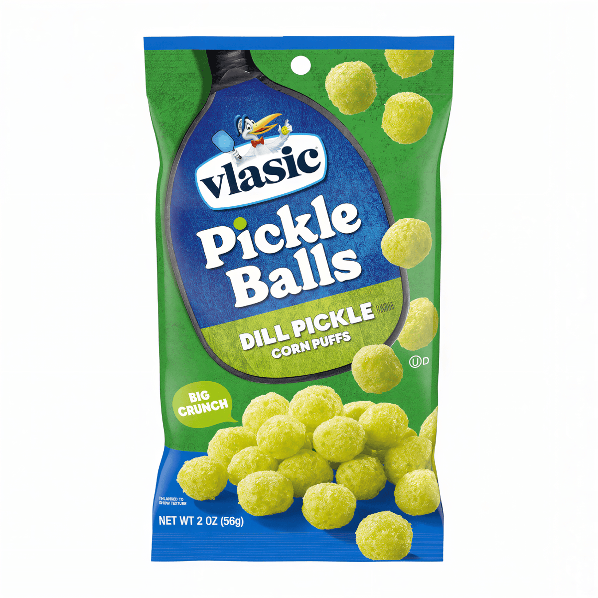 Vlasic Pickle Balls Dill Pickle Corn Puffs (56g)