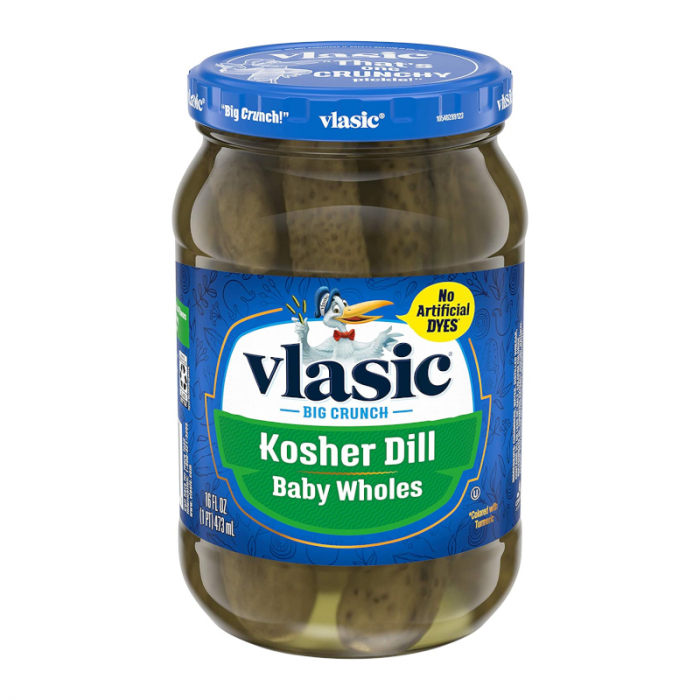 Vlasic Kosher Dill Baby Wholes Pickles (473ml)