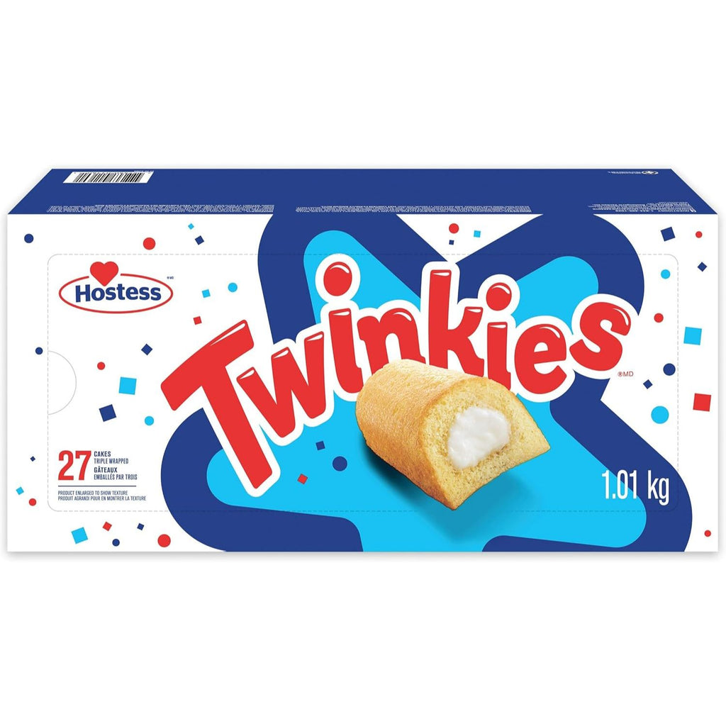 Hostess Twinkies 27 Pack (9 x 3 Pack) (1.01kg)