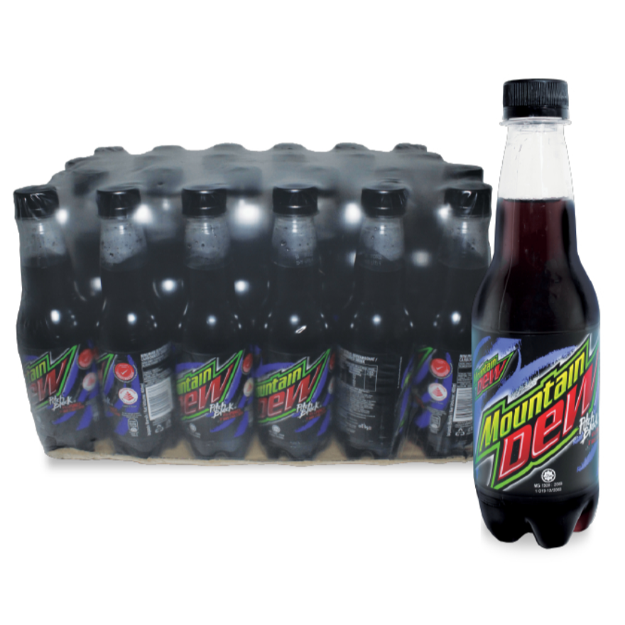 Mountain Dew Pitch Black (400ml) (12 Pack)