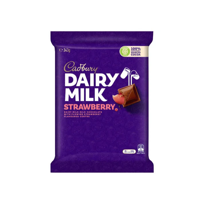 Cadbury Dairy Milk Strawberry (343g)