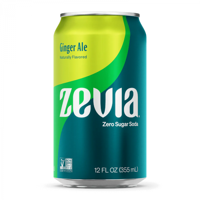 Zevia Zero Calorie Ginger Ale (355ml)