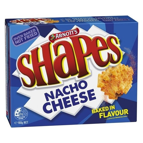 Arnott’s Shapes Nacho Cheese (160g)