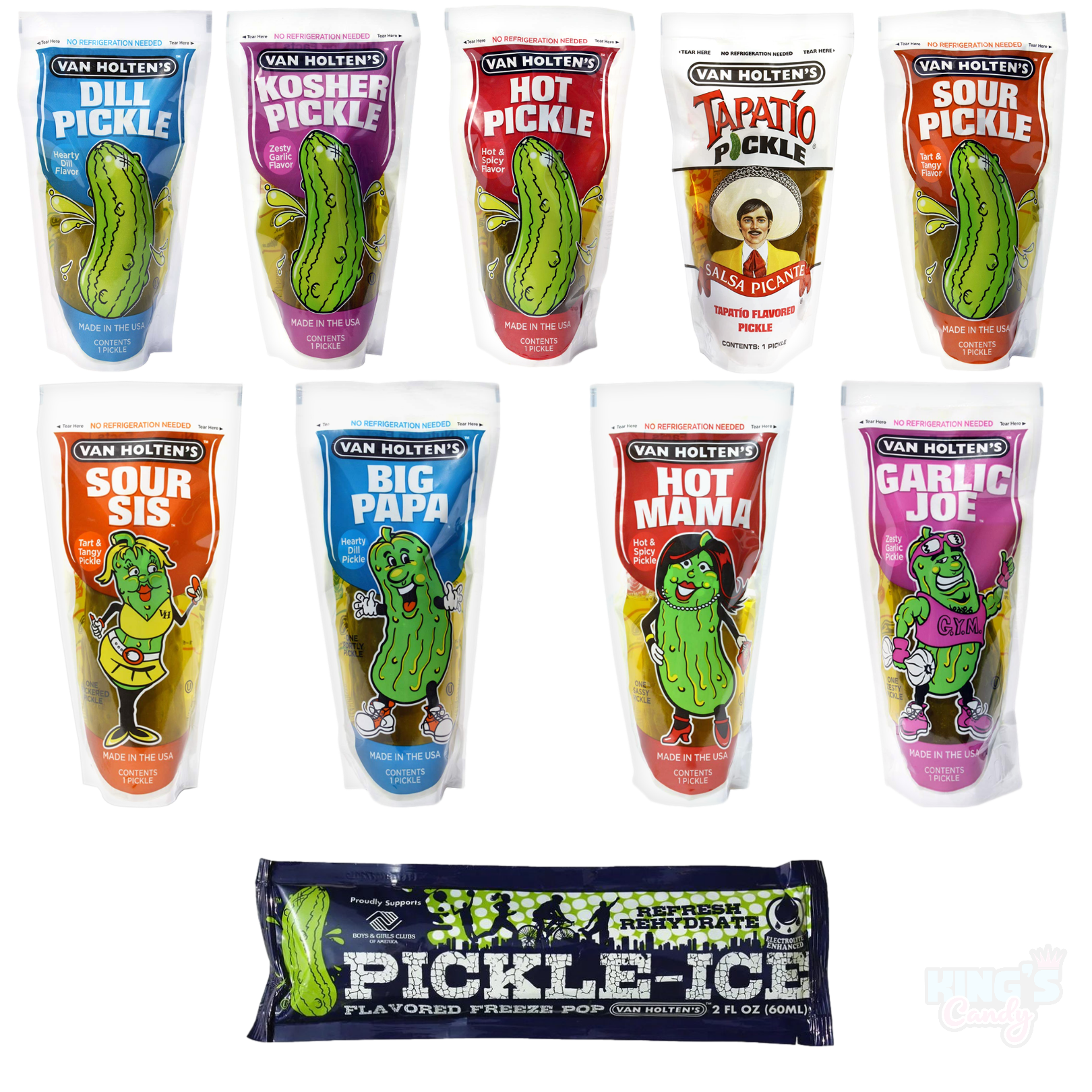 Van Holten's MEGA Pickle In-a-Pouch Bundle