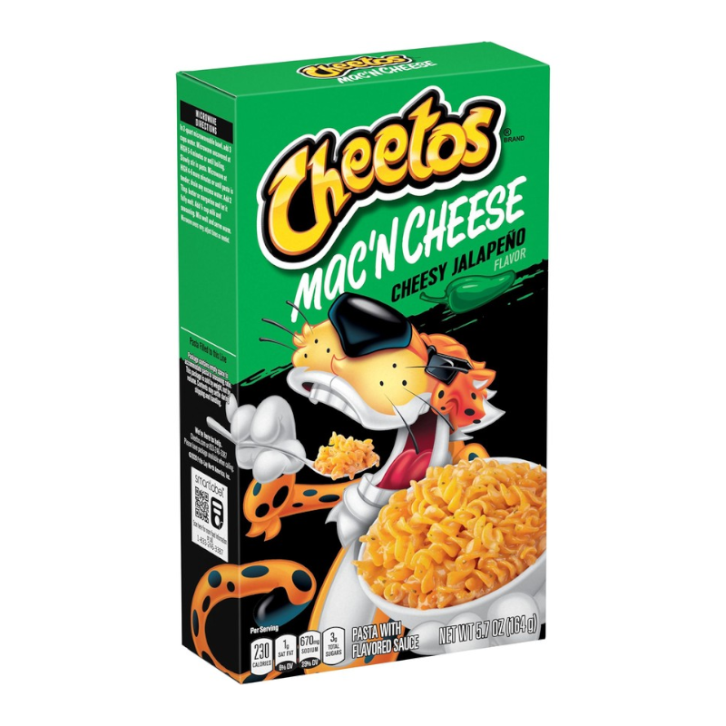 Cheetos Cheesy Jalapeno Mac 'n Cheese Box (164g) (12 Pack)