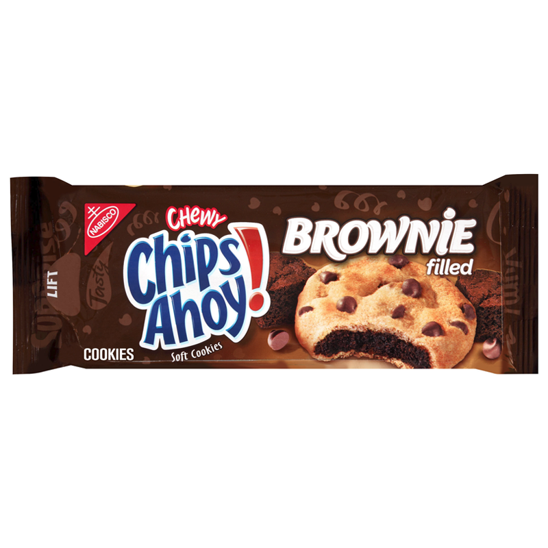 Chips Ahoy! Chewy Brownie Filled Soft Cookies (269g)