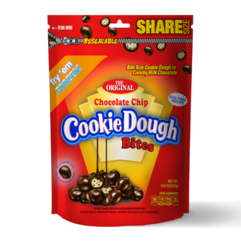 Cookie Dough Bites Chocolate Chip Share Bag (298g)