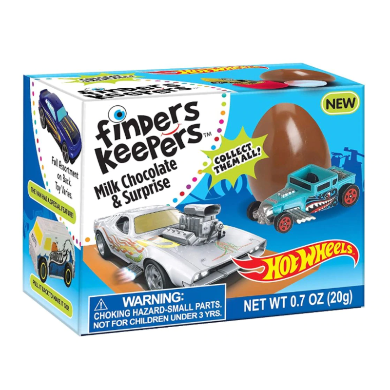 Finders Keepers Hot Wheels Milk Chocolate & Surprise (20g)