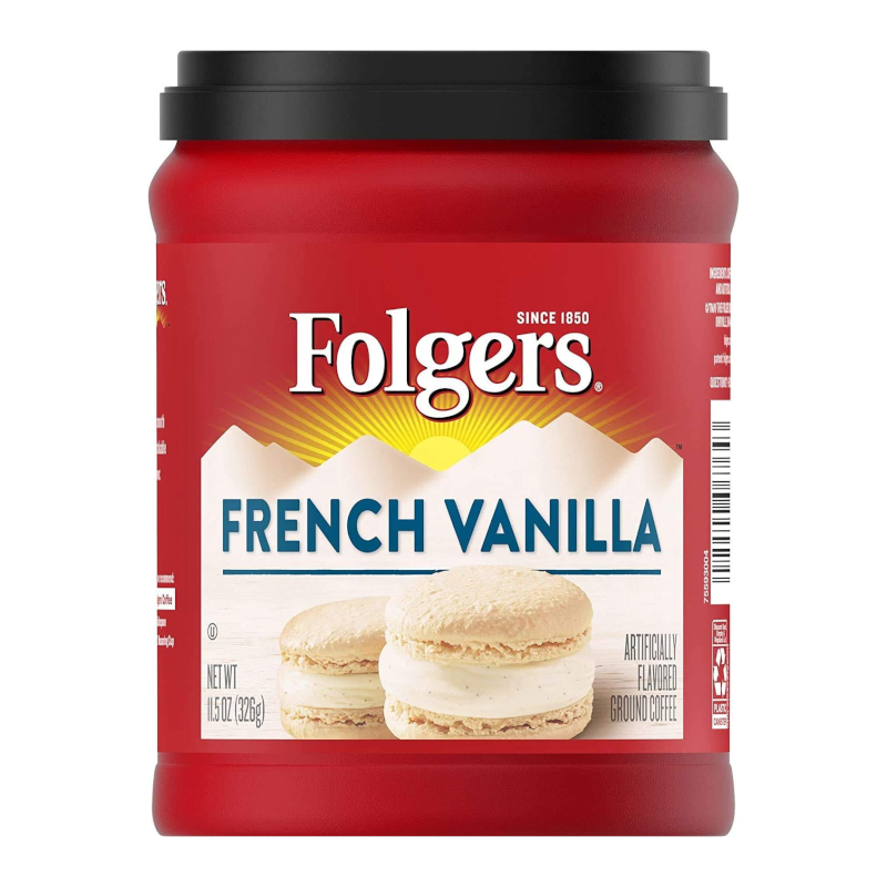 Folgers French Vanilla Coffee (326g)