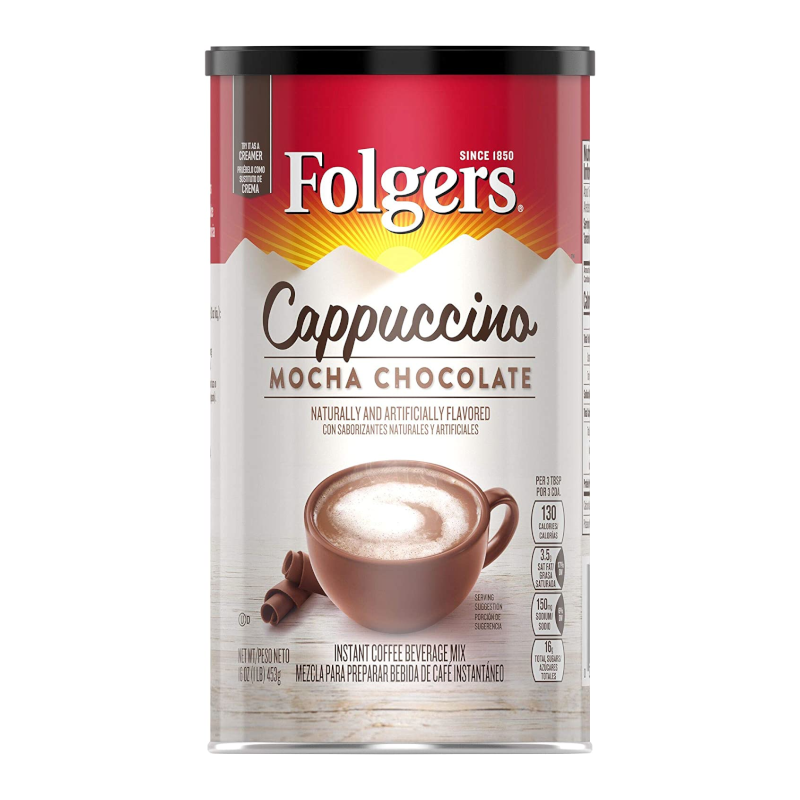 Folgers Mocha Chocolate Cappuccino (453g)