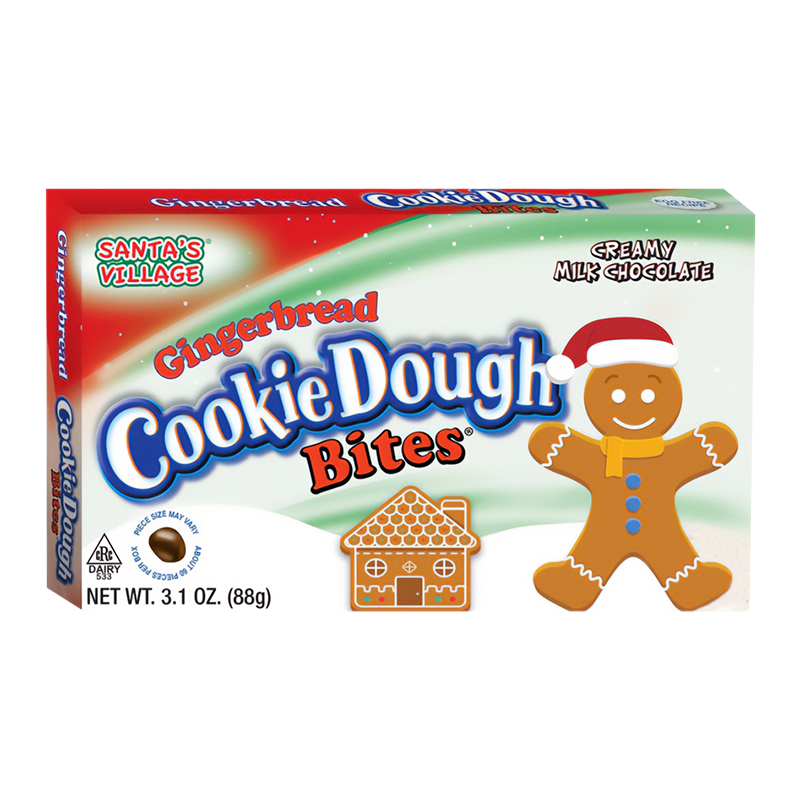 Gingerbread Cookie Dough Bites Theatre Box (88g)