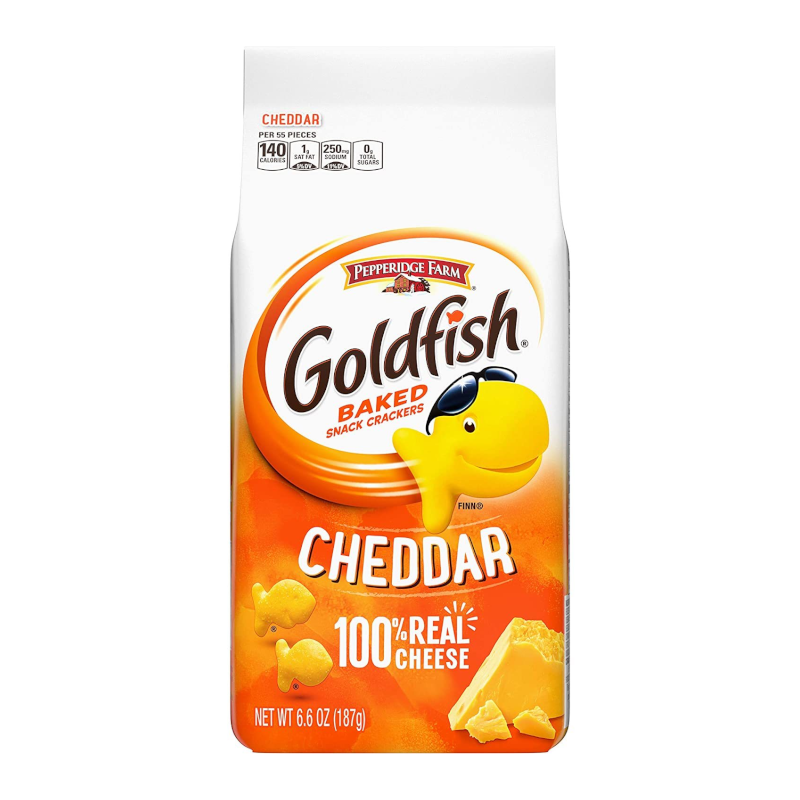 Pepperidge Farm Goldfish Crackers Cheddar Flavour (187g)