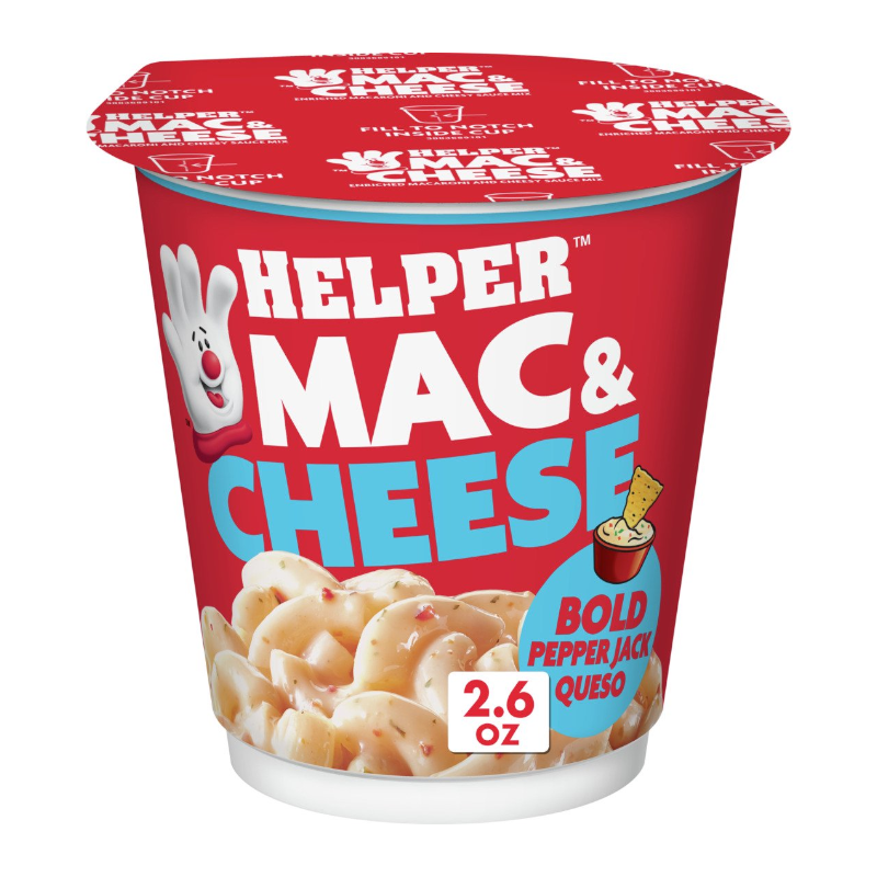 Hamburger Helper Bold Pepper Jack Queso Mac & Cheese Cup (73g)