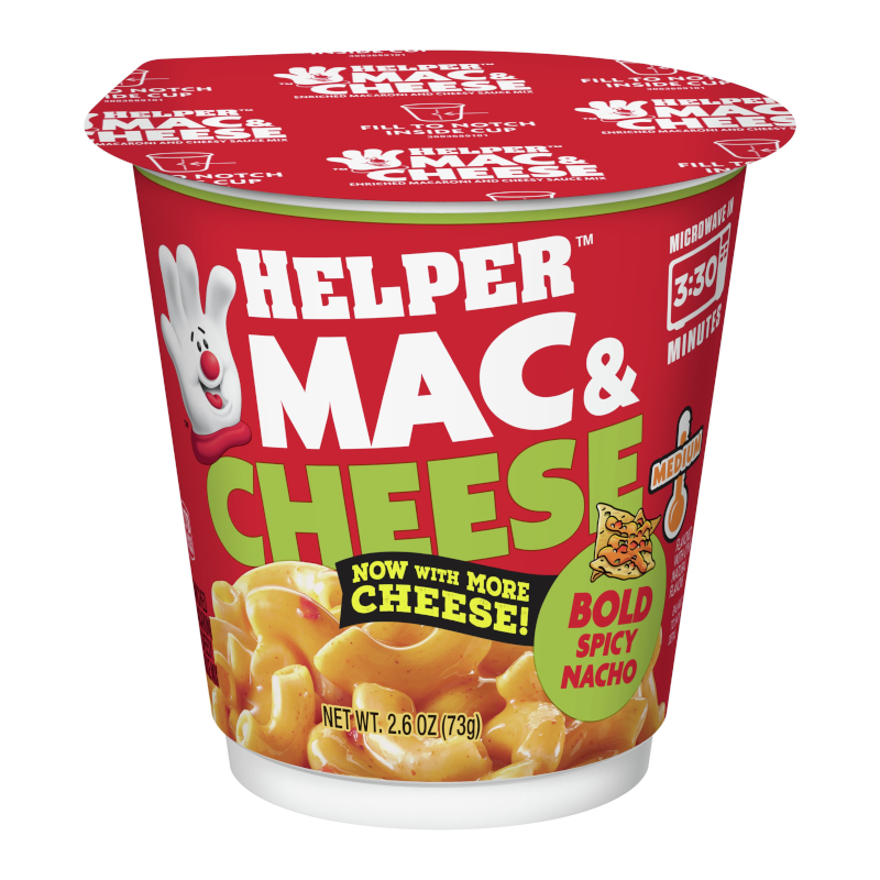 Hamburger Helper Bold & Spicy Nacho Mac & Cheese Cup (73g)