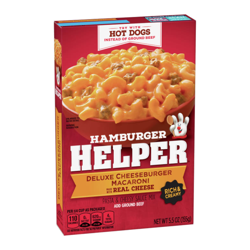 Hamburger Helper Deluxe Cheeseburger Mac & Cheese (155g)