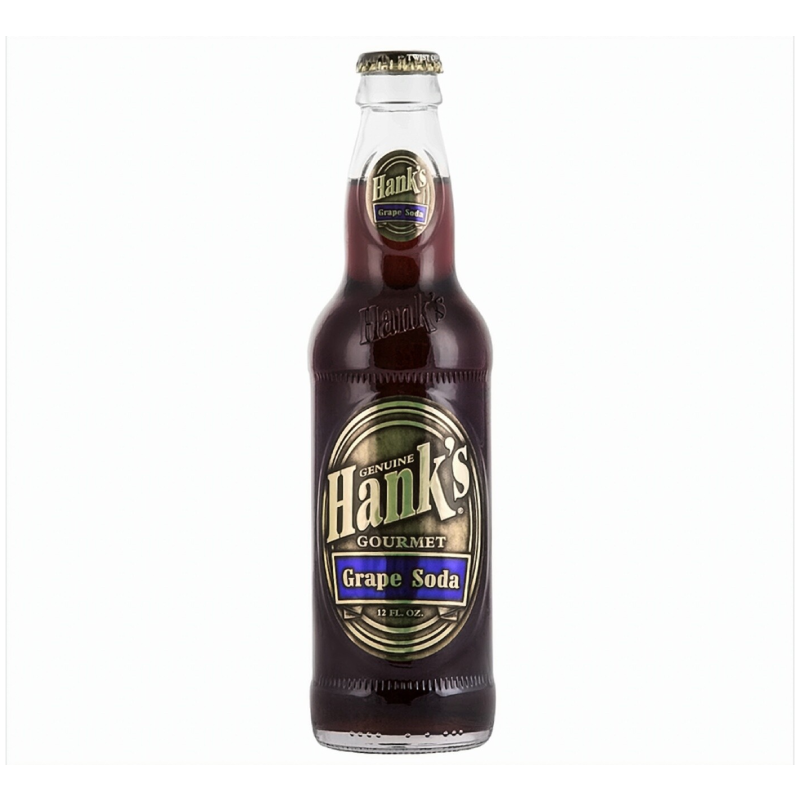 Hank's Gourmet Soda Grape (355ml)