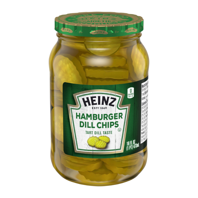 Heinz Hamburger Dill Chips (473ml)