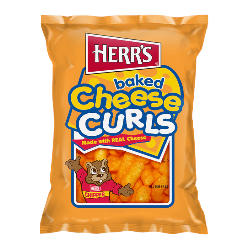 Herr's Baked Cheese Curls (198g)