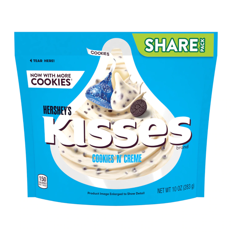 Hershey's Kisses Cookies & Creme (284g)