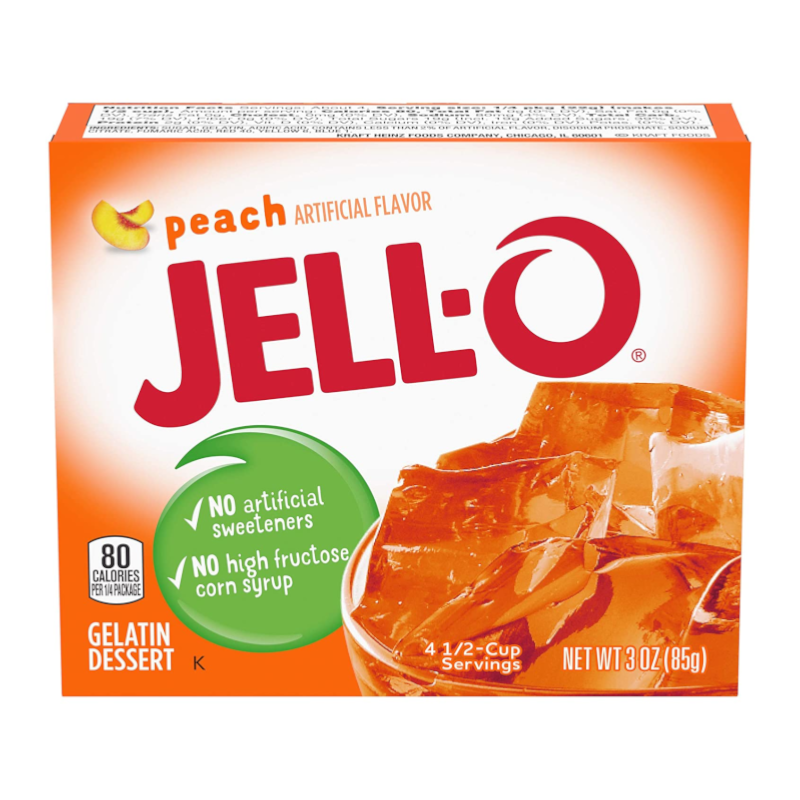 Jell-O Peach Gelatin (85g)