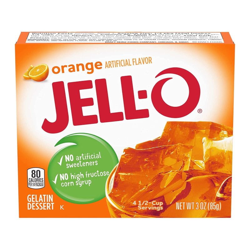Jell-O Orange Gelatin (85g)