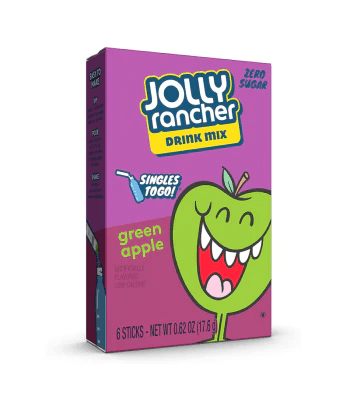 Jolly Rancher Green Apple Singles to Go 6 Pack (225.6g) (12 Pack)