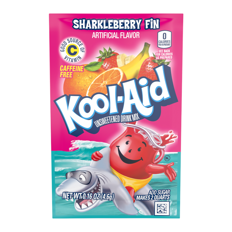 Kool Aid Sharkleberry Fin Drink Mix Sachet (4.6g)