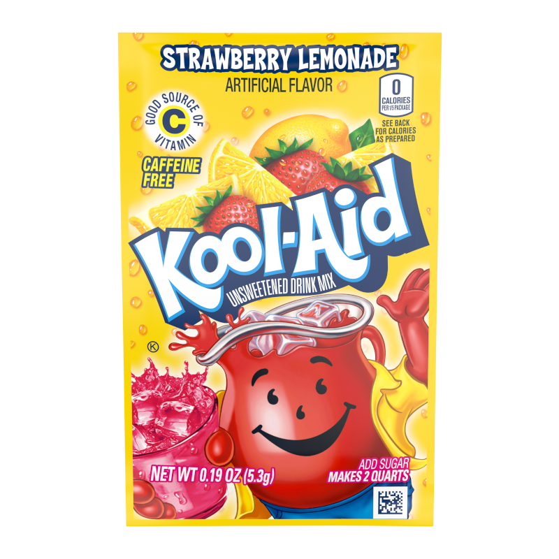 Kool Aid Strawberry Lemonade Drink Mix Sachet (5.3g)