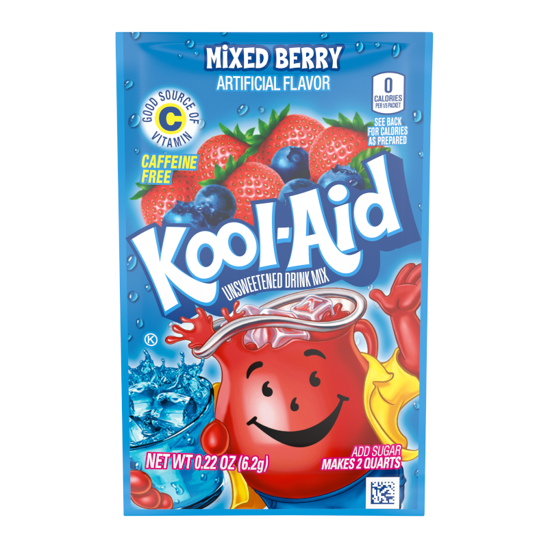 Kool Aid Mixed Berry Drink Mix Sachet (6.2g)