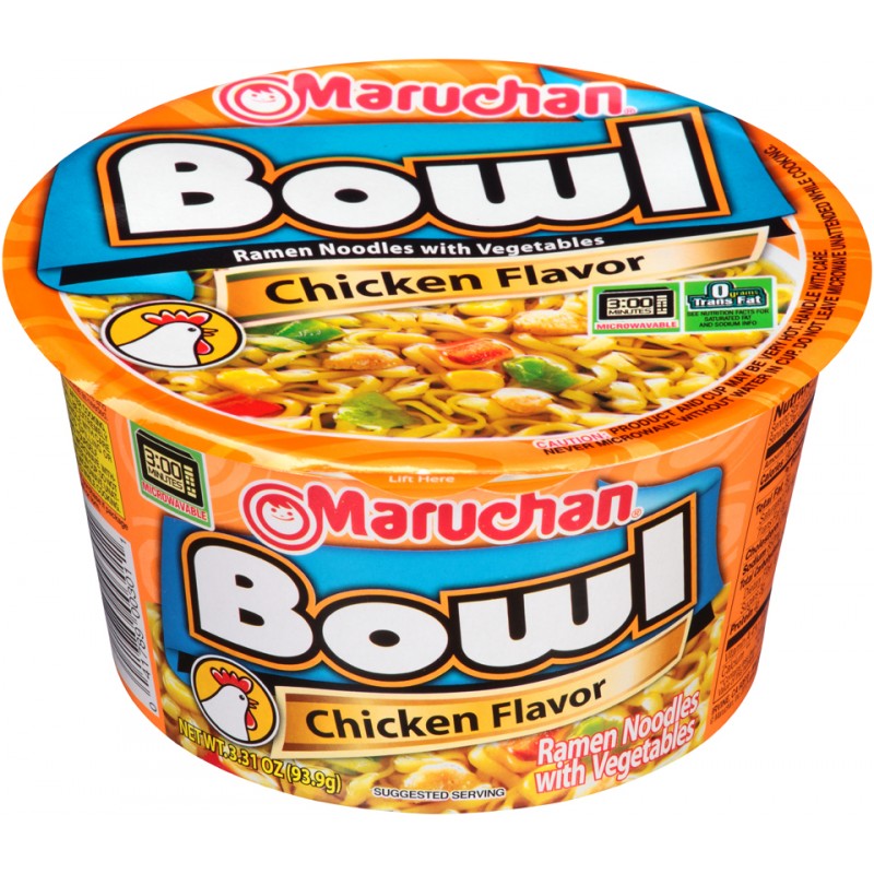 Maruchan Chicken Ramen Noodles & Vegetables Bowl (94g)