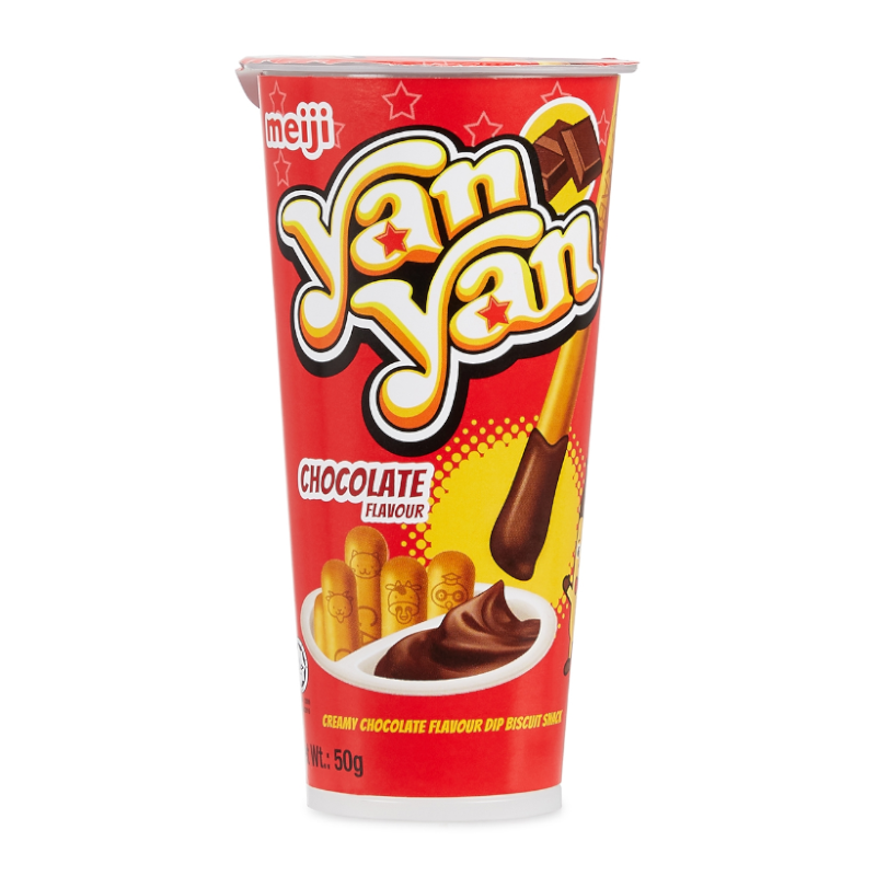 Meiji Yan Yan Chocolate Biscuit Snack (57g)