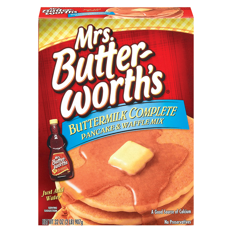 Mrs Butterworth Buttermilk Complete Pancake and Waffle Mix (907g)