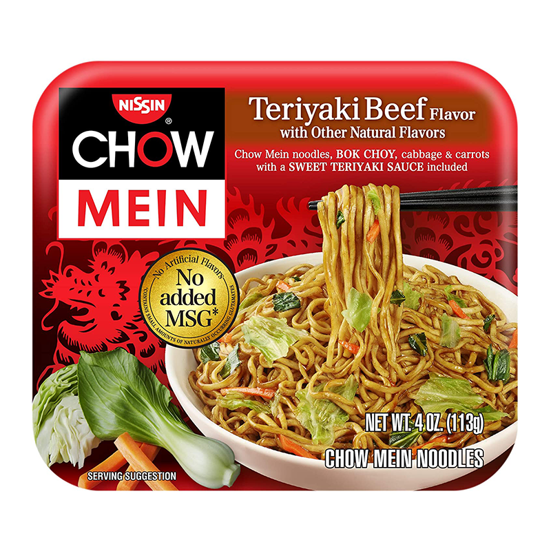 Nissin Chow Mein Noodles Teriyaki Beef (113g)