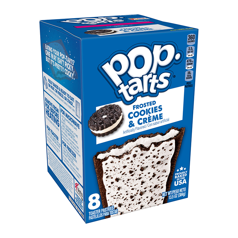 Pop Tarts Frosted Cookies & Creme 8-Pack (384g)