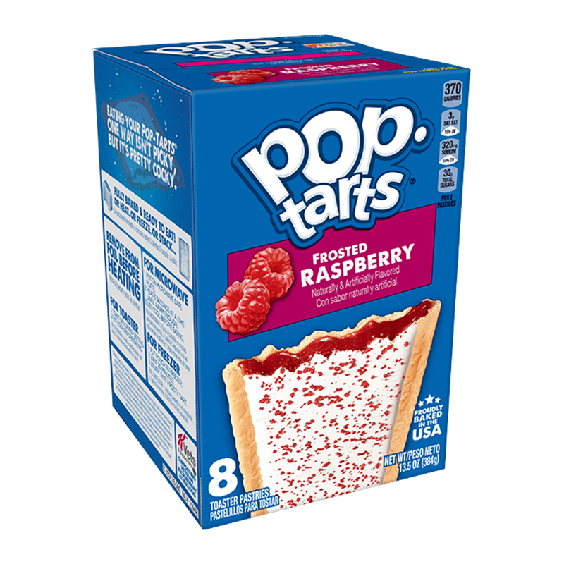Pop Tarts Frosted Raspberry 8-Pack (384g)