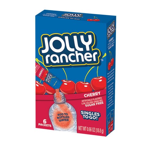 Jolly Rancher Cherry Singles to Go 6 Pack (18.8g)