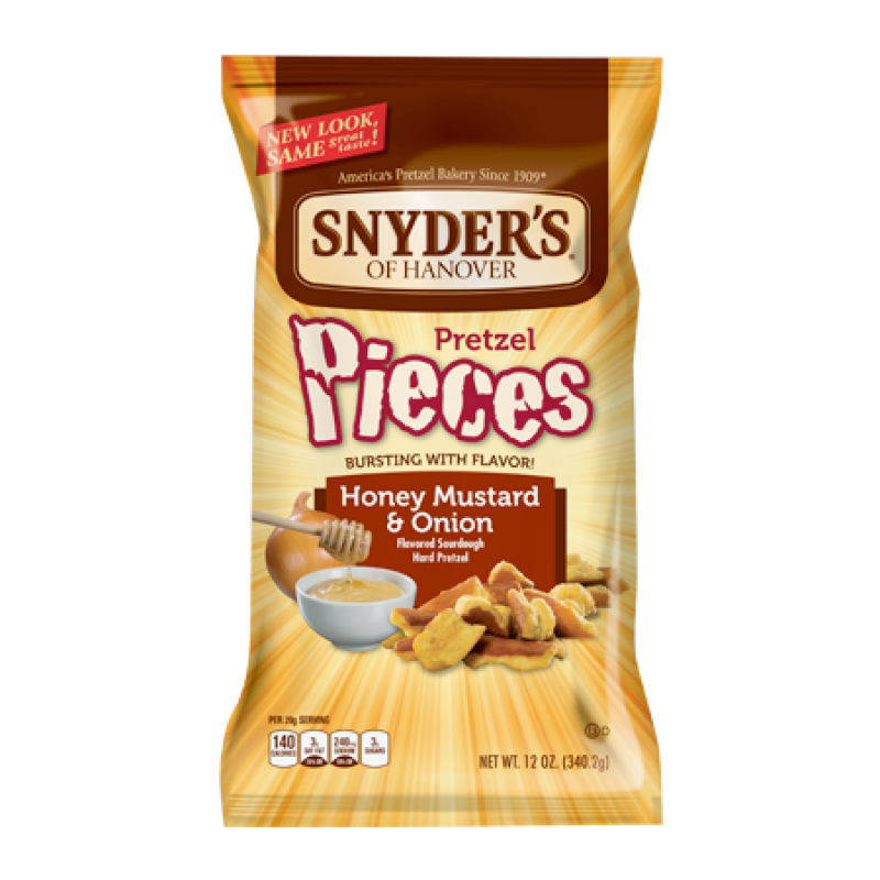 Snyder's Pretzel Pieces Honey Mustard Onion BIG BAG (318g)