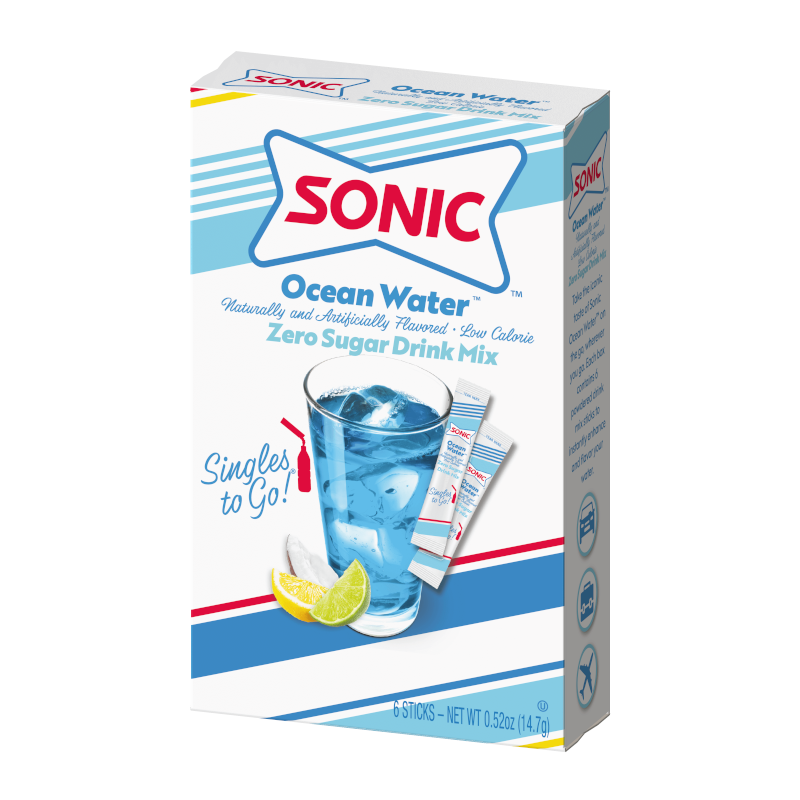 Sonic Zero Sugar Singles to Go Ocean Water (21.2g)