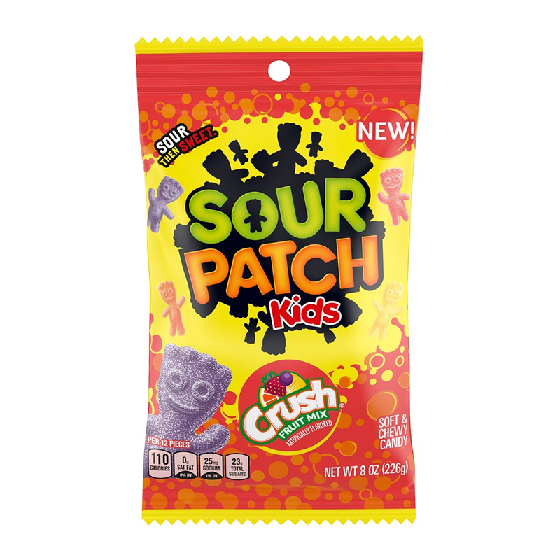 Sour Patch Kids Crush Fruit Mix (226g)