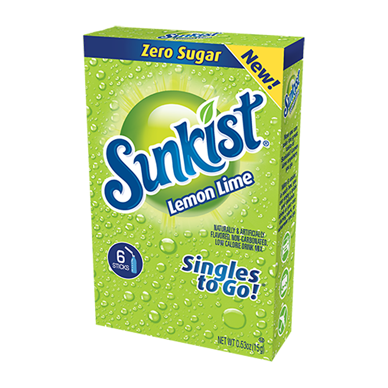 Sunkist Lemon Lime Singles to Go (15g)